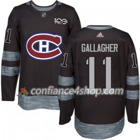 Adidas Maillot de Hockey Montreal Canadiens Brendan Gallagher 11 1917-2017 100th Anniversary Noir Authentic - Homme
